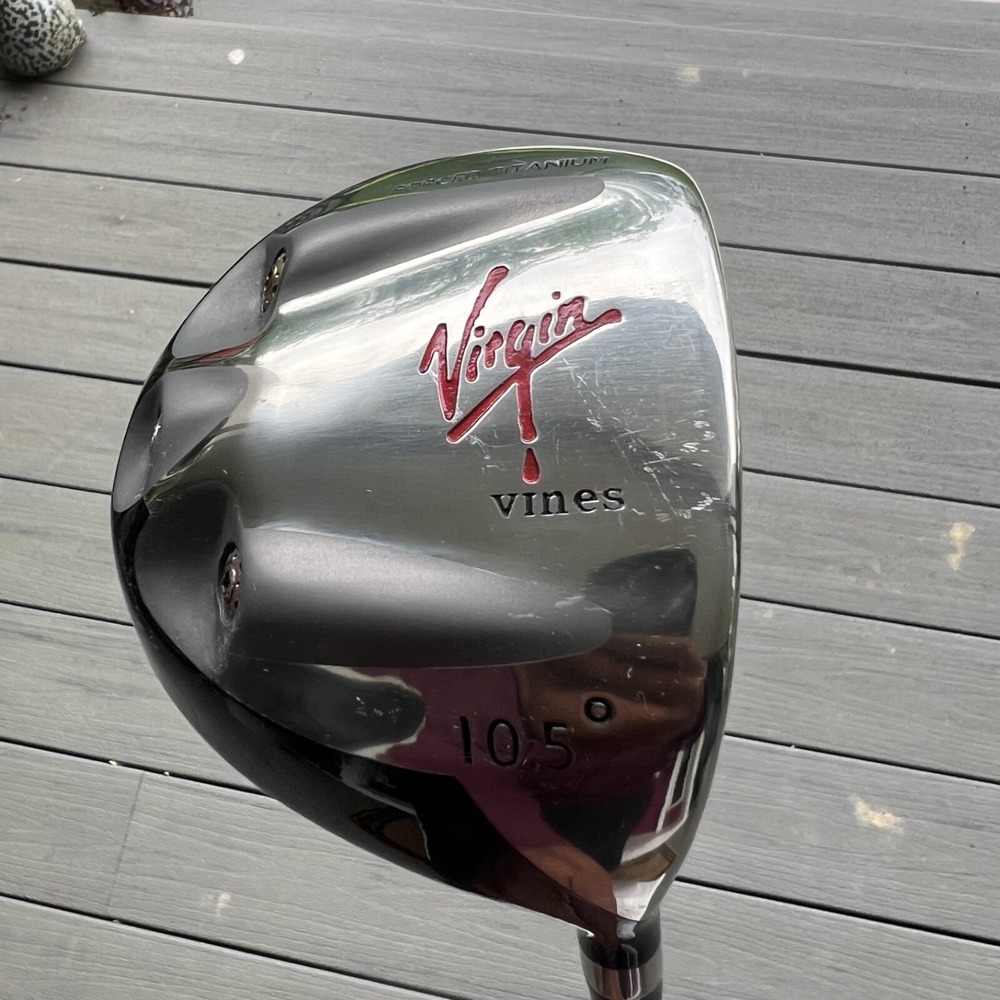 Virgin Vines Ultralight Graphite Golf Driver Rare Limited‎ Edition Excellent